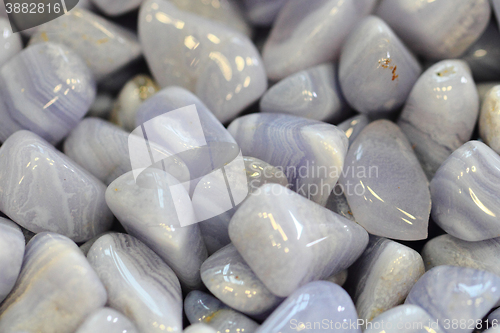 Image of blue chalcedony minerals texture