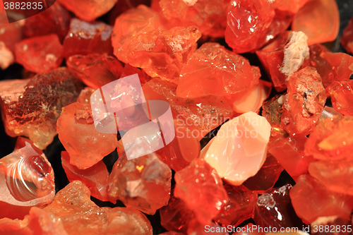 Image of red fire opal texture
