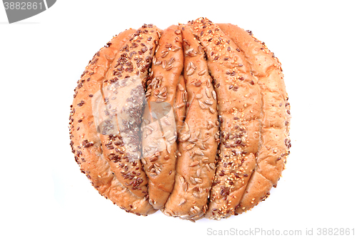 Image of special czech bread isolated