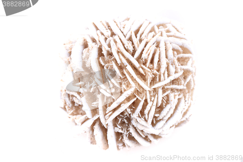 Image of sand rose minerals isolated