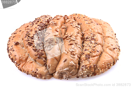 Image of special czech bread isolated