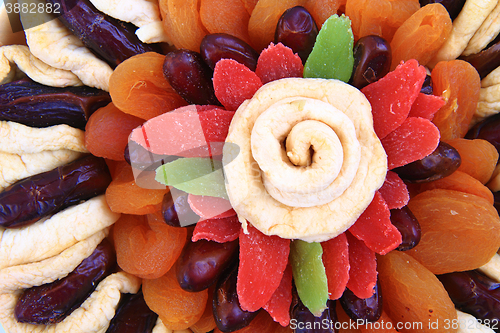 Image of dried color fruits