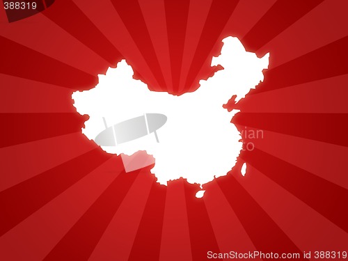 Image of China map