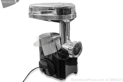 Image of Electric grinder on white background.