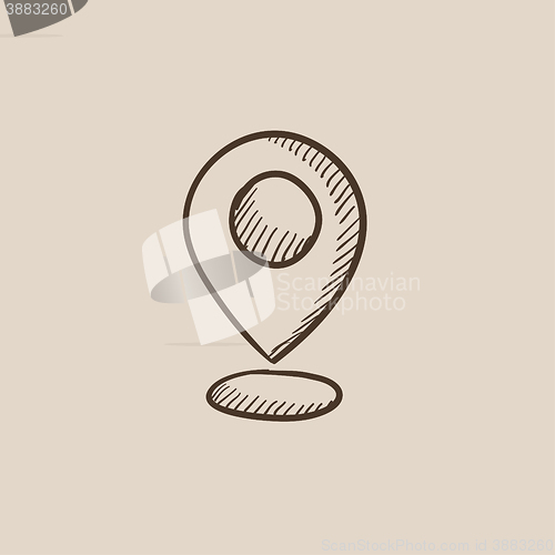 Image of Navigator guide itinerary sketch icon.