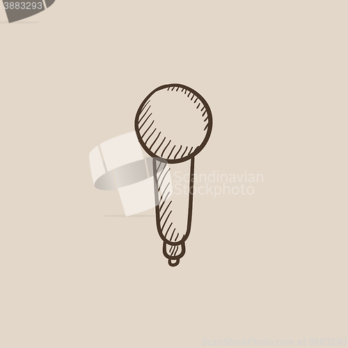 Image of Microphone sketch icon.