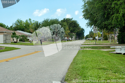 Image of Residential side street in  Bonita Shores Florida