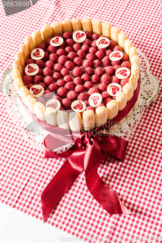 Image of Homemade raspberry pie