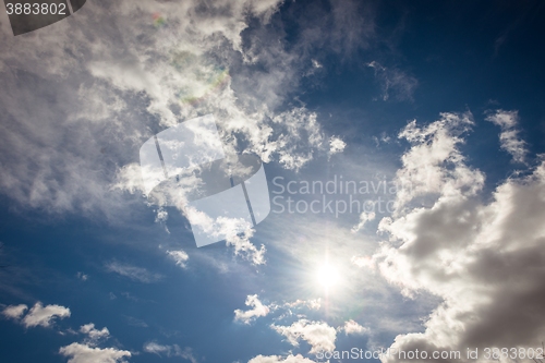 Image of Sky with clouds