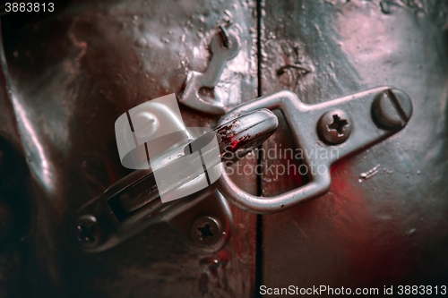 Image of Abstract steel bacgkround closeup photo