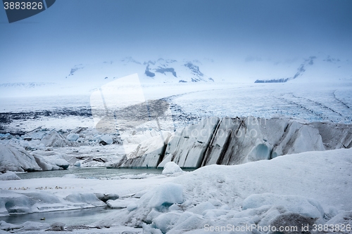 Image of Icebergs at glacier lagoon 