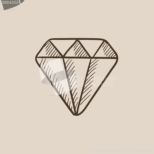 Image of Diamond sketch icon.