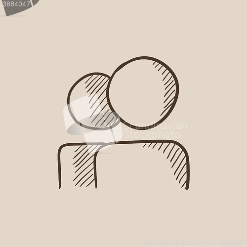 Image of People sketch icon.