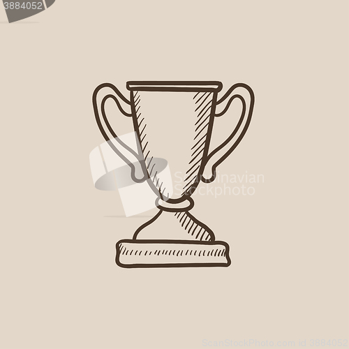 Image of Trophy sketch icon.