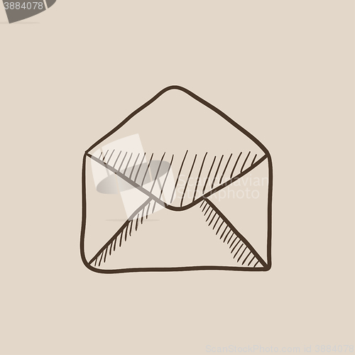 Image of Envelope sketch icon.