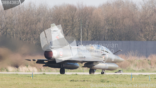 Image of LEEUWARDEN, NETHERLANDS - APRIL 11, 2016: French Air Force Dassa