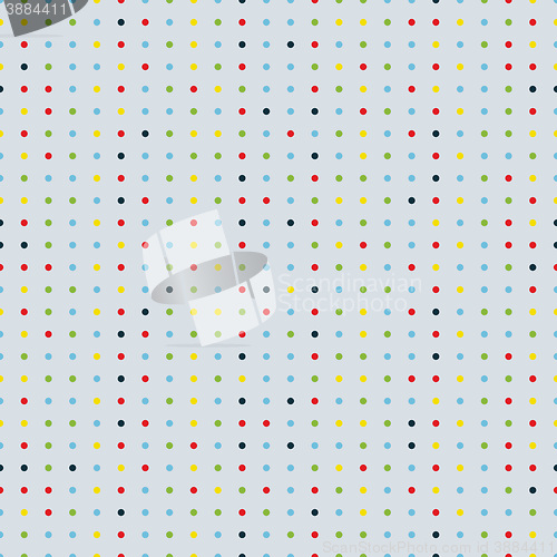 Image of polka dot seamless background