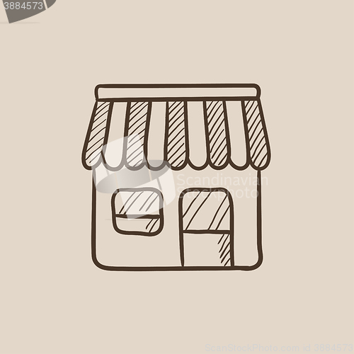 Image of Shop sketch icon.