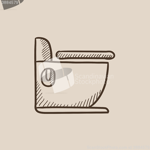 Image of Toilet sketch icon.