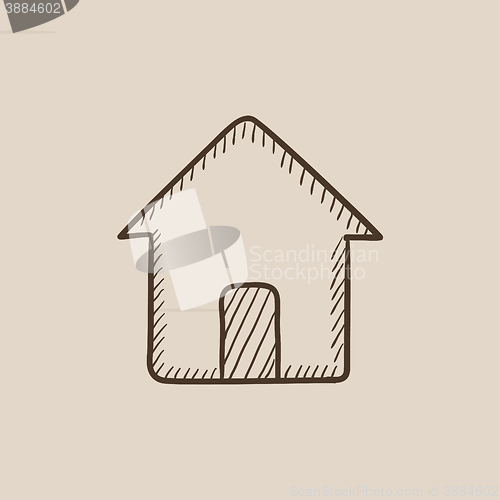 Image of House sketch icon.