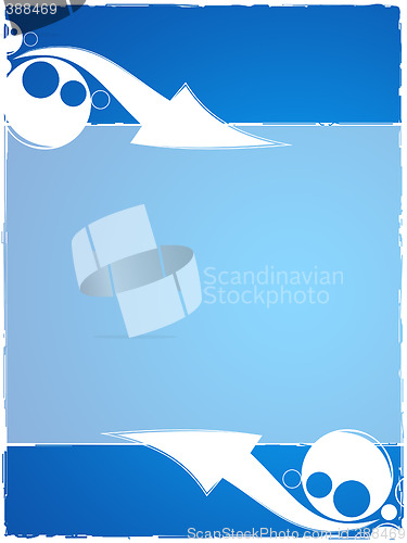 Image of Blue decoration background
