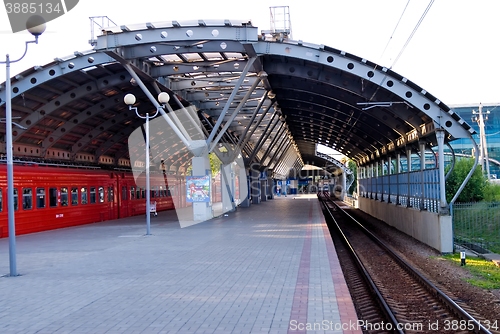 Image of Railroad station in Domodedovo airport