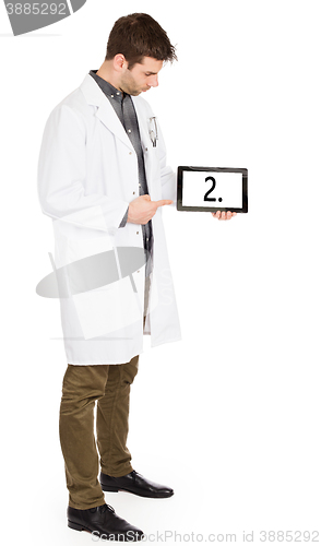 Image of Doctor holding tablet - Number 2