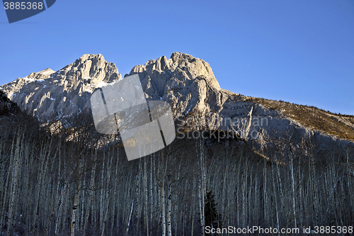 Image of Rocky Mountains in Winter Canada