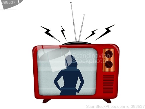 Image of old television