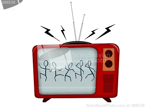 Image of old television