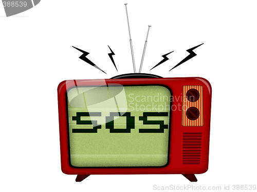 Image of old television