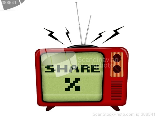Image of old television
