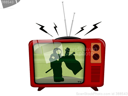 Image of old television