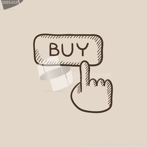 Image of Buy button sketch icon.