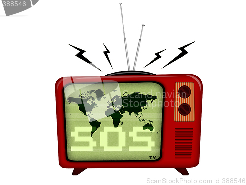 Image of old television