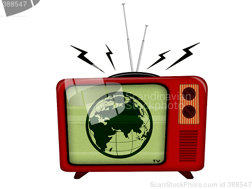 Image of old television