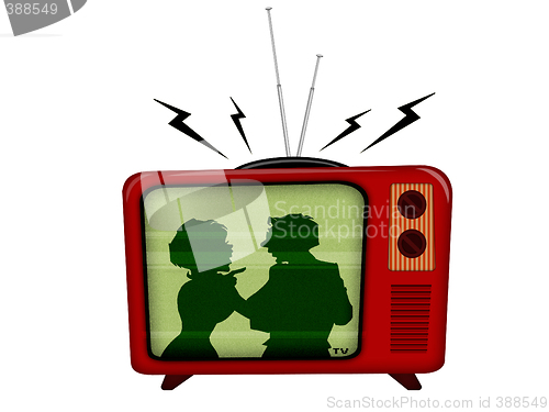 Image of old television