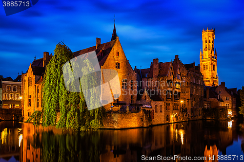 Image of Famous view of Bruges, Belgium