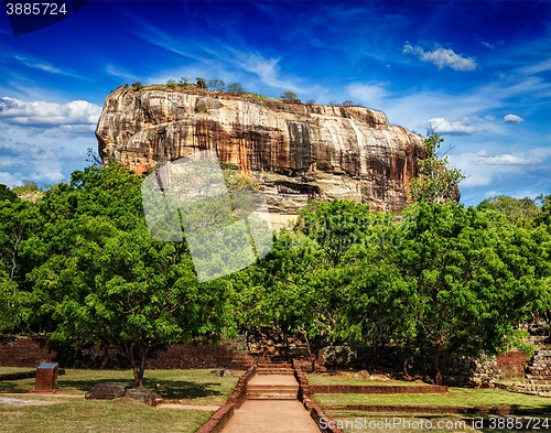 Image of Sigiriya rock, Sri Lanka