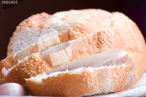 Image of Slices of white bread 