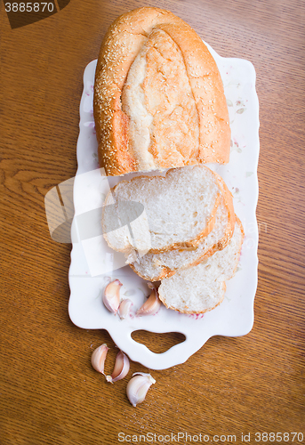 Image of Slices of white bread 