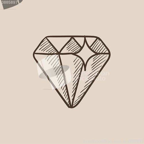 Image of Diamond sketch icon.