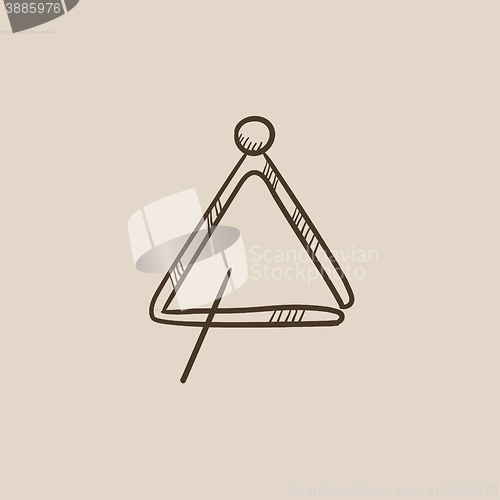 Image of Triangle sketch icon.