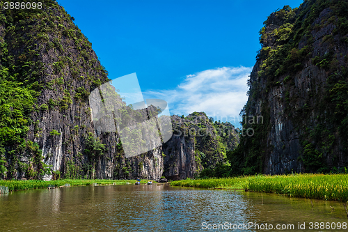 Image of Tam Coc tourist destination in Vietnam