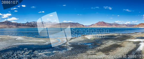 Image of Mountain lake Tso Kar in Himalayas