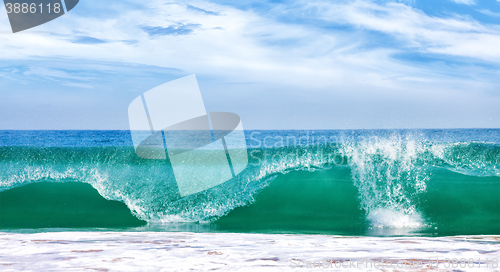 Image of Big wave in ocean