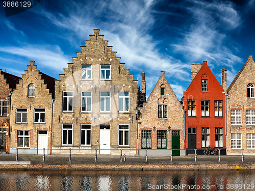 Image of Bruges town view, Belgium