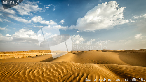 Image of Dunes of Thar Desert, Rajasthan, India