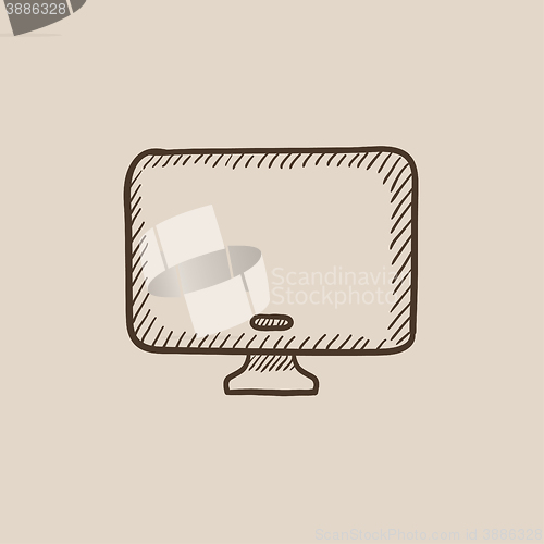 Image of Monitor sketch icon.