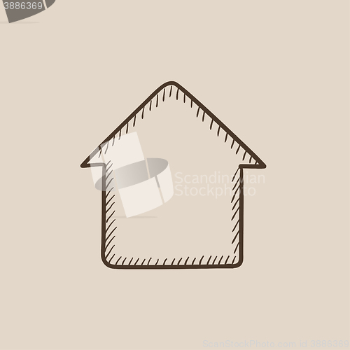 Image of House sketch icon.